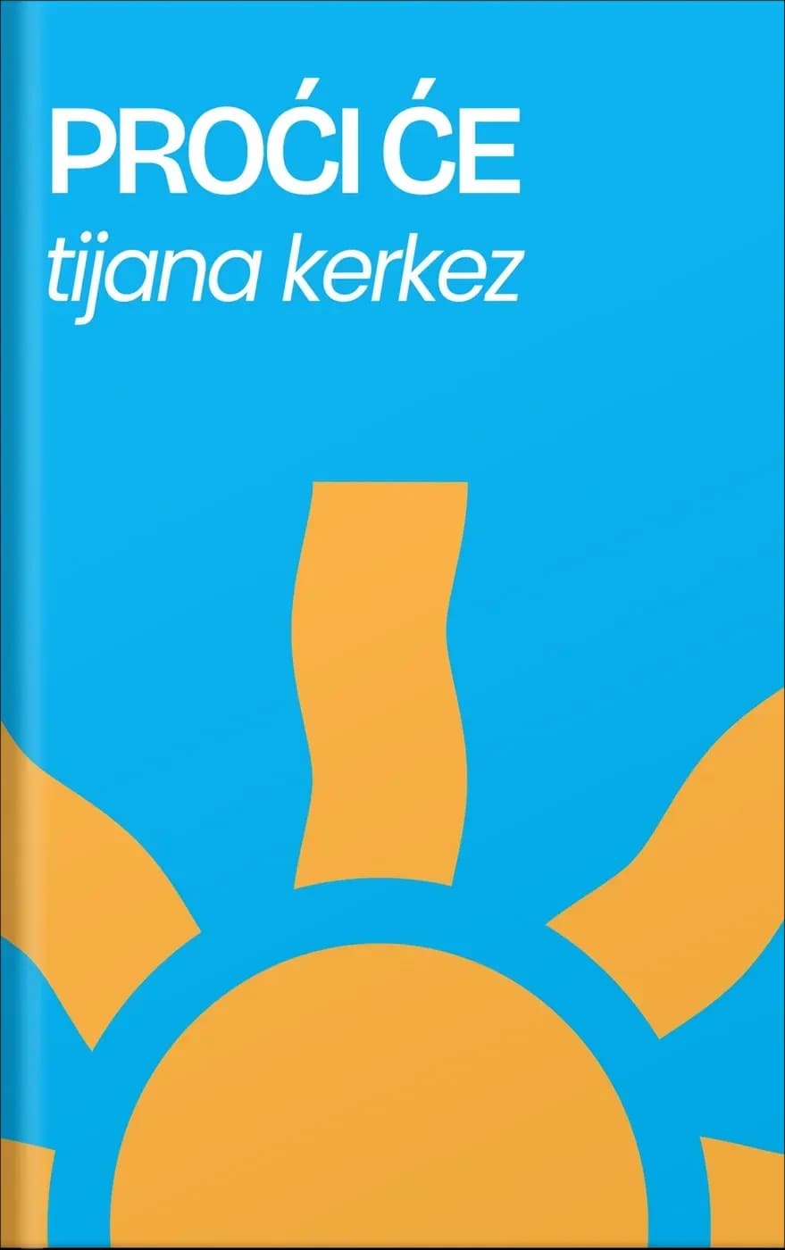 Korica knjige Proći će